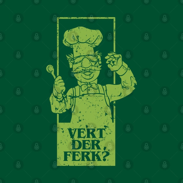 vert der ferk retrocolor - green by Sayang Anak