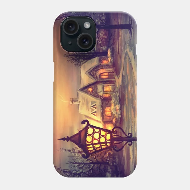 Warm home Phone Case by KucingKecil