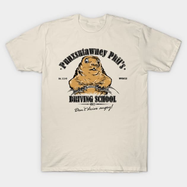 Groundhog Day Punxsutawney Phil Driving Shirt Groundhog Day Punxsutawney Phil Driving Shirt