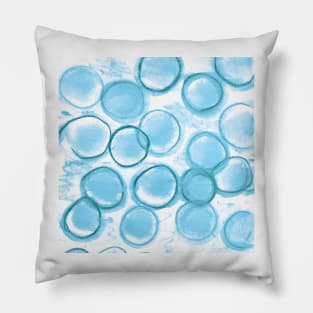 Blue Circles Pillow