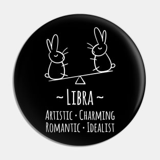 Libra Zodiac Sign Pin