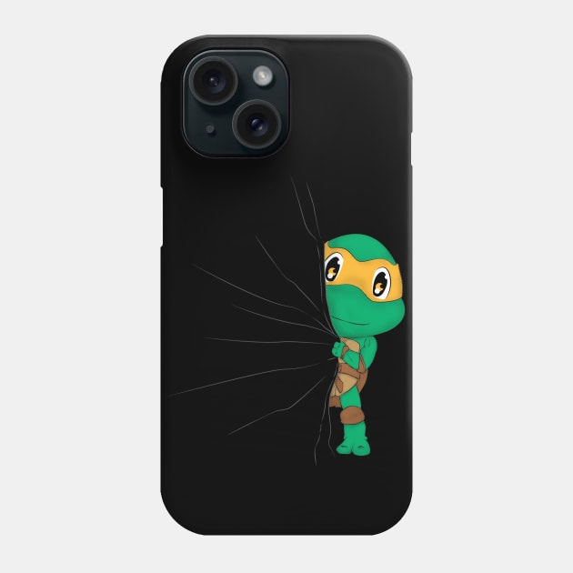 HIDDEN TMNT michelangelo ! Phone Case by Melroune