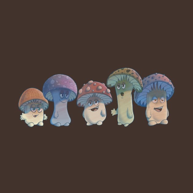 Mushroom Guys by jeffective