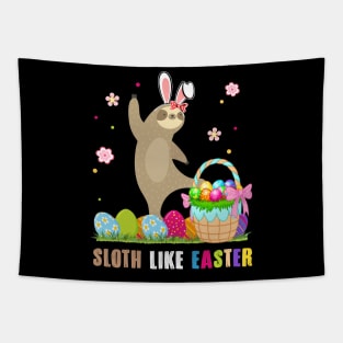 Sloth Like Easter Funny Tapestry