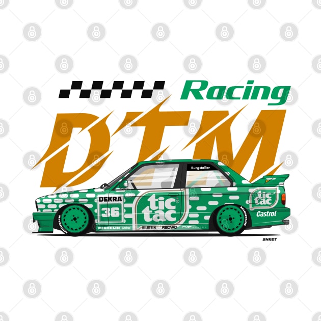 E30 GREEN DTM RACING CAR by shketdesign