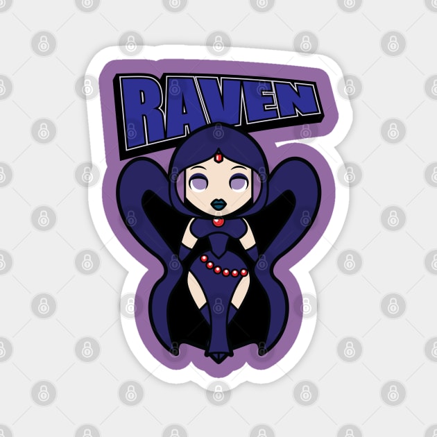 Tooniefied Raven Magnet by Tooniefied