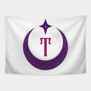 T - Moon Monogram Tapestry