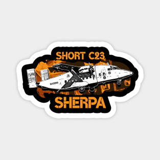 C23 Short Sherpa Cargo Military Aircraft Magnet