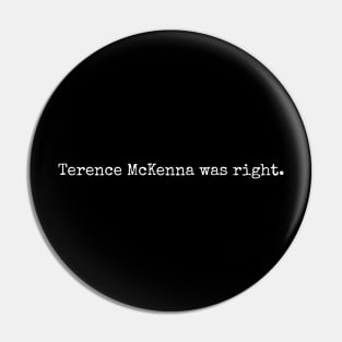 Terence McKenna was right. Pin