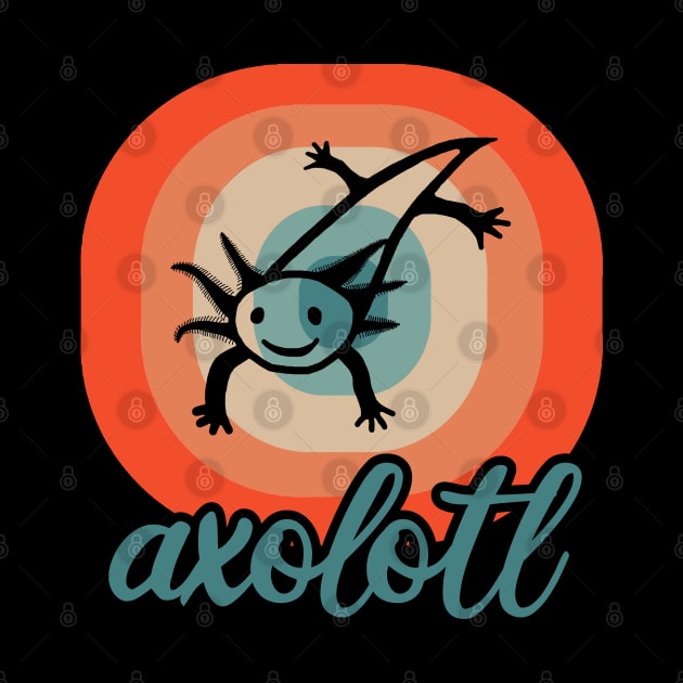 greedy axolotl motif mexican animal fan by FindYourFavouriteDesign