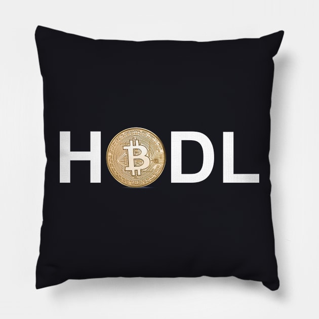 Bitcoin HODL - For Men, For Women HODL Bitcoin Future Elite Pillow by Hugo Arbor™️ -Trademarked