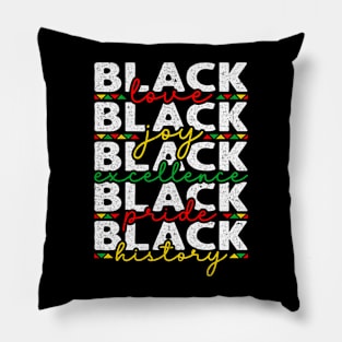 Black History African American Pillow