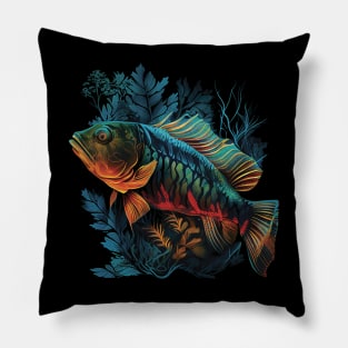 Peacock bass fishing Pillow