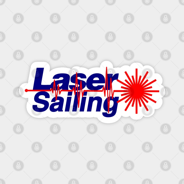 Laser sailing class logo heartbeat Magnet by Regatta Merch