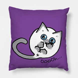 Ooooohh Circle Cat Pillow
