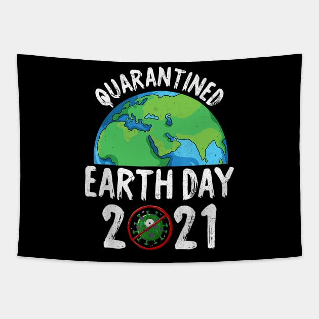 Quarantined Earthday 2021 Tapestry by sevalyilmazardal