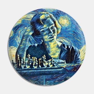 The Queen's Gambit Van Gogh Style Pin