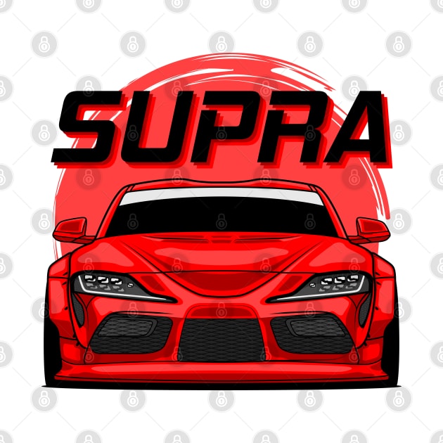 Red Supra MK V by GoldenTuners