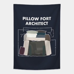 Pillow Fort Architect Tapestry