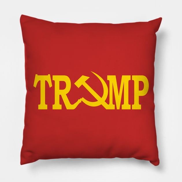 Soviet Trump Pillow by Etopix