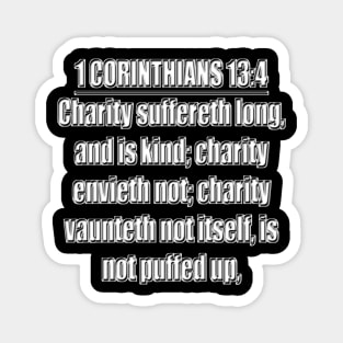 Bible Verse 1 Corinthians 13:4 Magnet