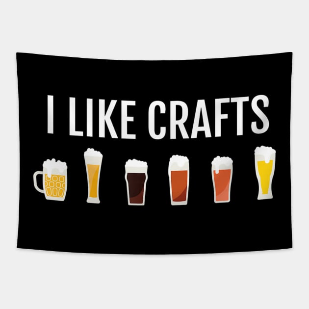 Funny Craft Beer Drinker Gift - Craft Night - Beer Tapestry by easleyzzi