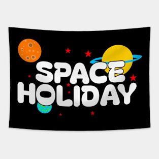 Space holiday Tapestry