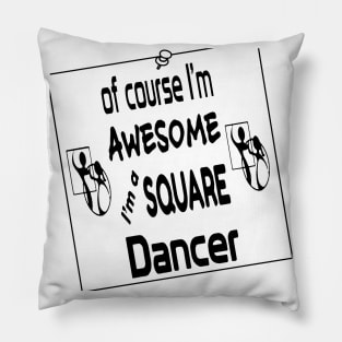 SQD Awesome BLK Pillow