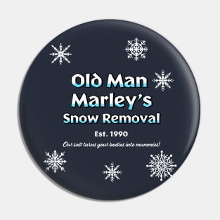 Old Man Marley's Snow Removal Pin