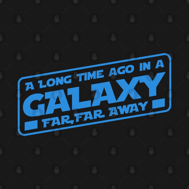 Galaxy far far away (blue) by Chill Studio