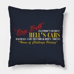 Big Bill Hell's Cars - Classic Car Meme Pillow