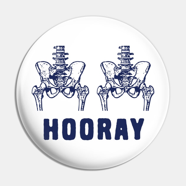 Hip Hip Hooray Pin by Shirts That Bangs