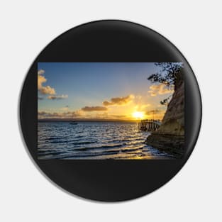 Island Bay Sunset Pin