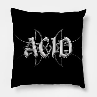 Acid Metallic Tribal Techno EDM Rave Design Pillow