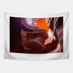 Lady In The Wind - Lower Antelope Canyon Tapestry