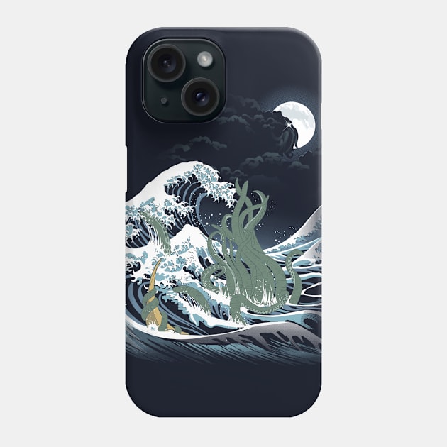 The Wave of R'lyeh Phone Case by Samiel