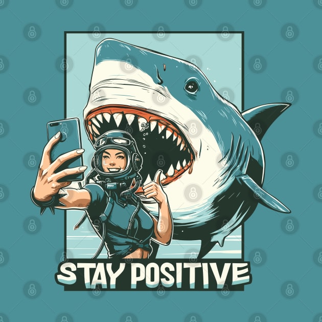 Stay positive by TomFrontierArt