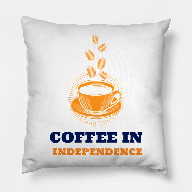 Independence & Coffee Pillow by ArtDesignDE