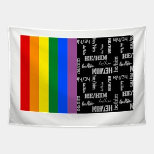 Gay Pride, He/Him Pronouns - Identity Pride Tapestry