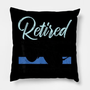 Retired Tension  Pension  Police Pillow