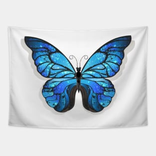 Blue Butterfly Morpho ( Blue Butterflies ) Tapestry