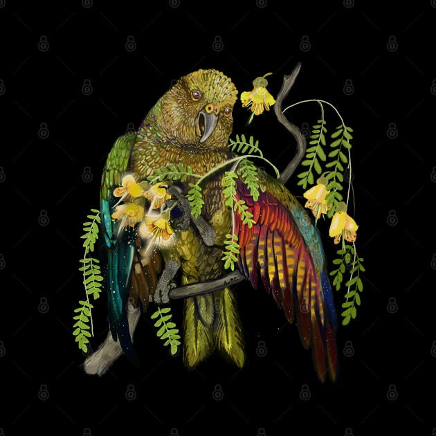 New Zeland Kea Bird by Shadowind