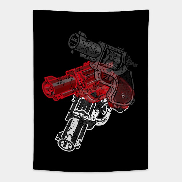 POP GUN Tapestry by MAYRAREINART