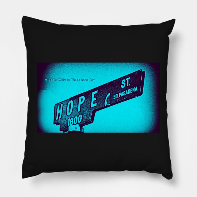 Hope Street, South Pasadena, CA by Mistah Wilson Pillow by MistahWilson