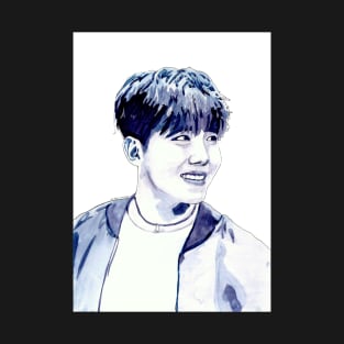 BTS J-Hope Watercolour Design by NiamhYoungArt T-Shirt