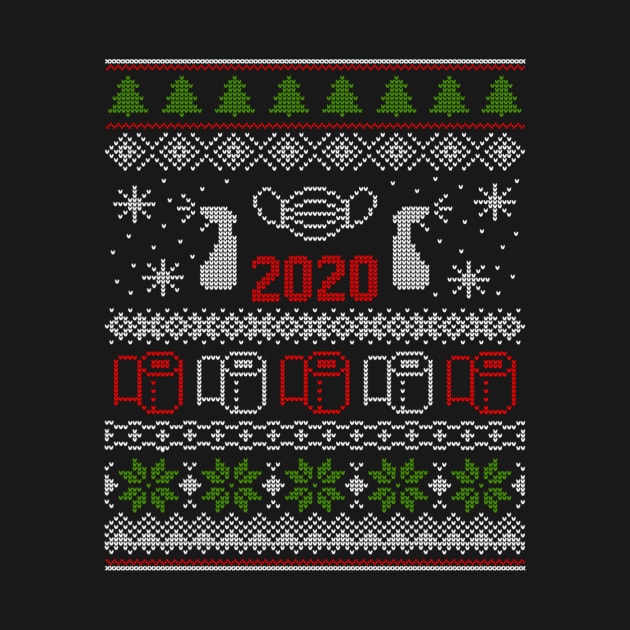 Ugly Christmas Sweater 2020 Toilet Paper Pandemic Funny Xmas Gifts Shirt by Krysta Clothing