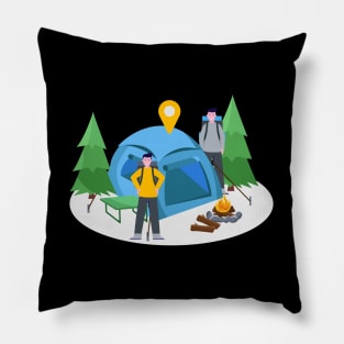 Camp Art Pillow