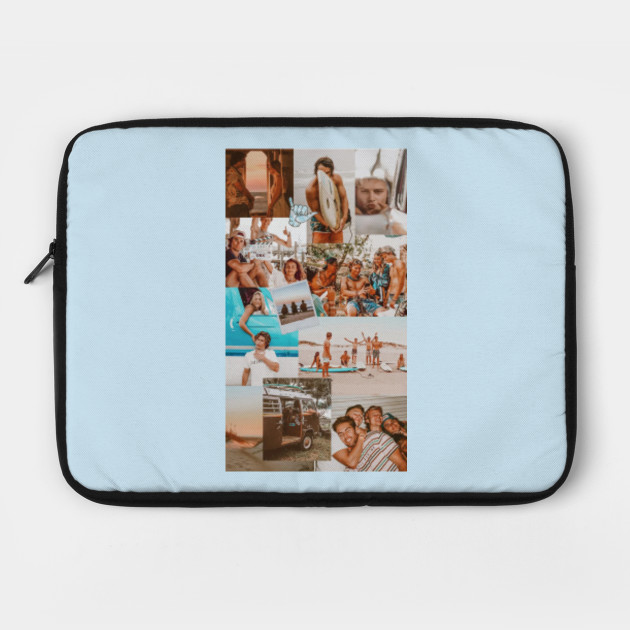 Best Summer Ever Outer Banks Aesthetic Collage Outer Banks Laptop Case Teepublic