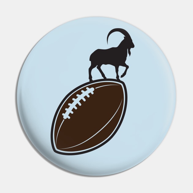 GOAT of Football Pin by justSVGs