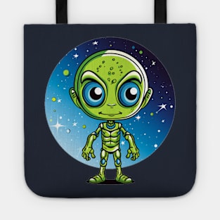 Little Green Man Tote